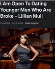 Lilian Muli's photo with fake information circulated on social media