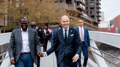 President William Ruto on a visit to GCA's floating headquarters in Natherlands