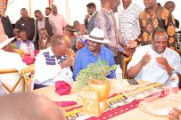 Siaya Governor James Orengo's son, Michael Orengo pays dowry for lover Samantha Luseno