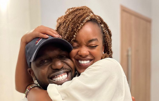 CNN journalist Larry Madowo with DW News anchor Edith Kimani in photo which confirmed their relationship