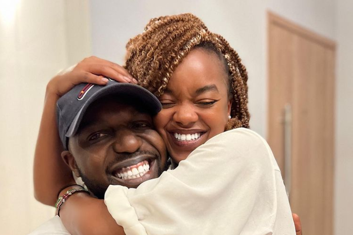 CNN journalist Larry Madowo with DW News anchor Edith Kimani in photo which confirmed their relationship