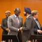 President William Ruto with Word Bank President Ajaypal Singh Banga on the sidelines of the G20 Compact with Africa Conference on Economic Cooperation, Promotion of Private Investment held in Berlin, Germany.