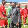 Sports CS Ababu Namwamba with Harambee Stars