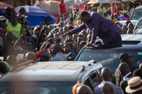 Retired President Uhuru Kenyatta interacting with the public in the company of Raila Odinga in a series of rallies in Yala, Luanda and Kisumu shortly after attending the burial of former Education CS George Magoha on February 11, 2023