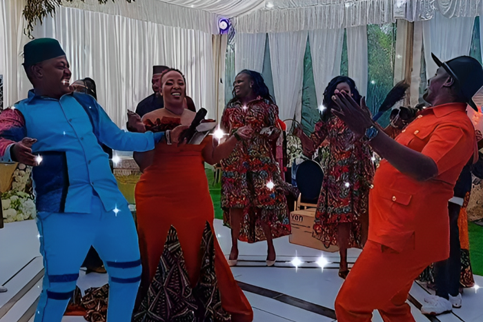 Celebrity couple Terence Creative and Milly Chebby hosted their friends and family for a traditional Chaik ceremony in Eldoret