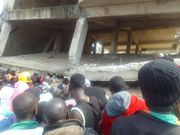 Collapsed building in Bungoma