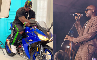 Khaligraph Jones (left) and Bien