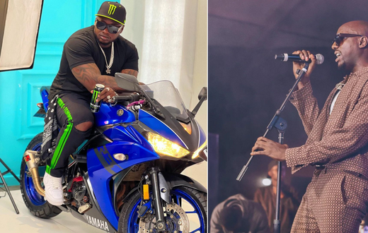 Khaligraph Jones (left) and Bien