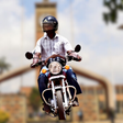 A boda boda rider
