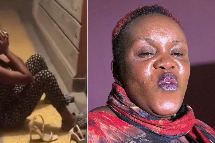 Wange (left) and TikToker Priscilla Wa Imani