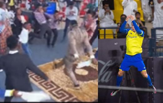 Ronaldo’s influence stretches into church as pastor performs ‘Siuuu’ celebration