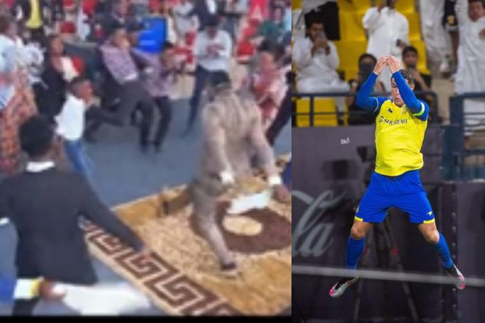 Ronaldo’s influence stretches into church as pastor performs ‘Siuuu’ celebration