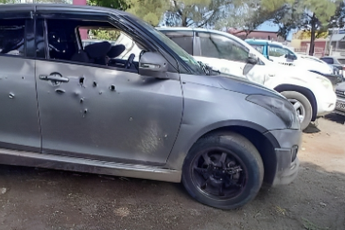 Vehicle the four young men were shot in