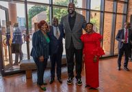 Martin Luther King Jr's daughter, Bernice King President William Ruto, Shaq O'Neal and First Lady Rachael Ruto