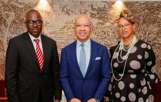 Foreign Affairs PS Korir Sing’oei with Ford Foundation President Darren Walker