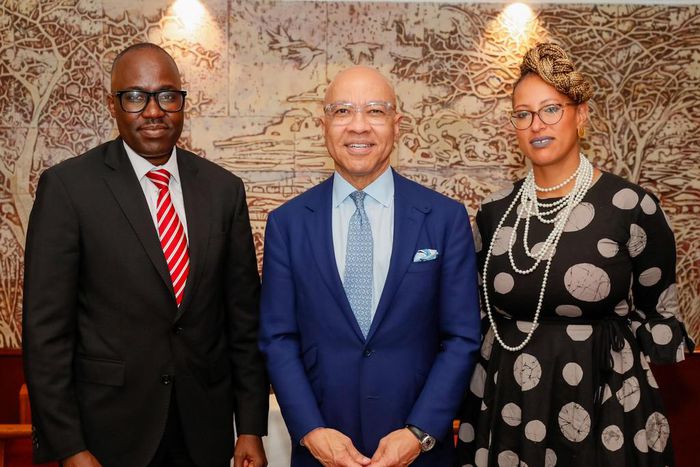 Foreign Affairs PS Korir Sing’oei with Ford Foundation President Darren Walker