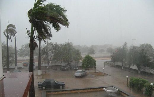 Heavy rain