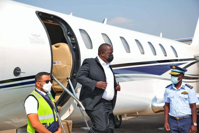 Former Interior Cabinet Secretary Fred Matiang’i during a past trip