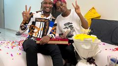 David Moya when he surprised girlfriend to the late DJ Babu