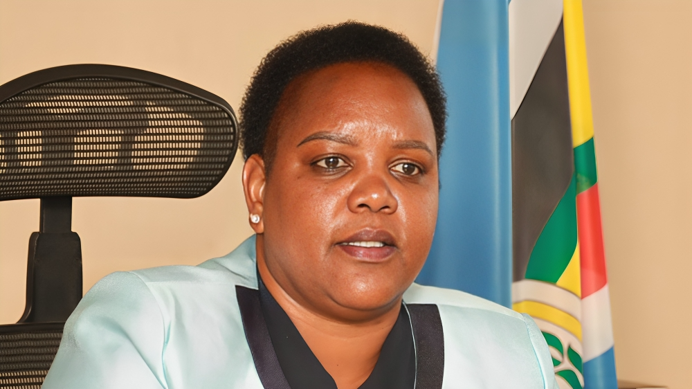 Labour CS Florence Bore during a past meeting