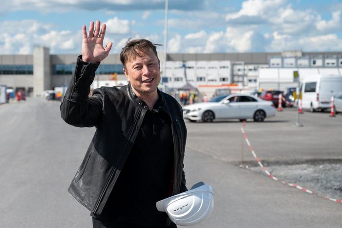 Tesla CEO Elon Musk Elon Musk stands on the construction site of the Tesla factory in Grnheide near Berlin, May 17, 2021. He revealed in a tweet that he's now living in a rented house in Boca Chica, Texas, that costs $50,000.Christophe Gateau/picture a...