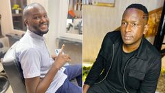 A collage of Paul Ogutu and YY Comedian