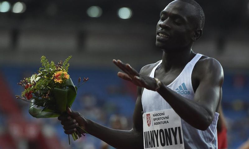 Kenyan middle-distance runner Emmanuel Wanyonyi competes men s 800 m during Golden Spike, international athletic meet of Continental Tour - Gold category in Ostrava, Czech Republic, May 31, 2022.