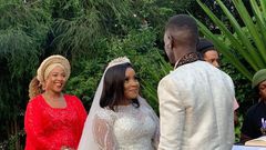 'Becky' actors Lucy Maina, Andrew Levi and Linda Waiganjo on set