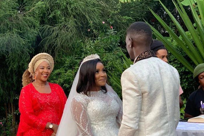 'Becky' actors Lucy Maina, Andrew Levi and Linda Waiganjo on set