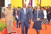 President William Ruto and Chief Justice Martha Koome at the launch of the Administration of Justice in Kenya Annual report 2021/2022