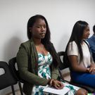 Photos of job candidates in line for job interviews Source: AI-Generated (DALL.E)