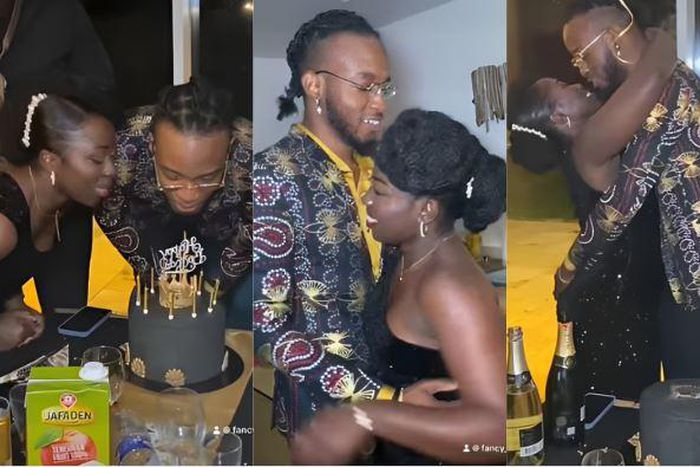 Akothee’s daughter Fancy pampers bae with love on his birthday