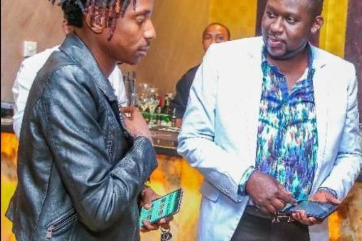 Eric Omondi and Mwalimu Churchill