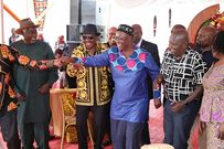 Siaya Governor James Orengo's son, Michael Orengo pays dowry for lover Samantha Luseno