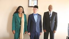 Mwanaisha Chidzuga, Isaac Mwaura and Gabriel Muthuma