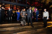President William Ruto and First Lady Rachel Ruto at the White House State Dinner in the U.S.