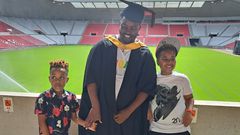 Brian Kimaru's wife and his sons