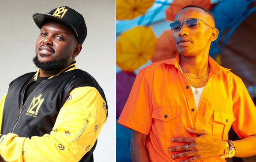 A collage of Nonini and Influencer Brian Mutinda