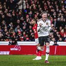Wout Weghorst of Manchester United celebrates after scoring against Nottingham Forest on January 25, 2023. [Instagram]