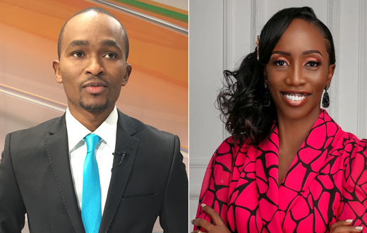 From left: Sam Gituku & Yvonne Okwara