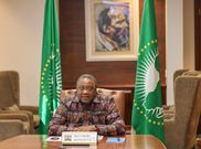 Former President Uhuru Kenyatta in his office on December 1, 2023