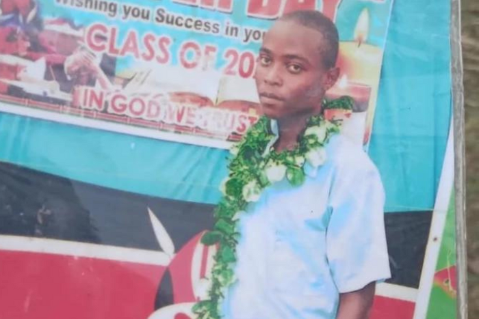 The late Kelvin Kiptanui of Chemase Secondary School