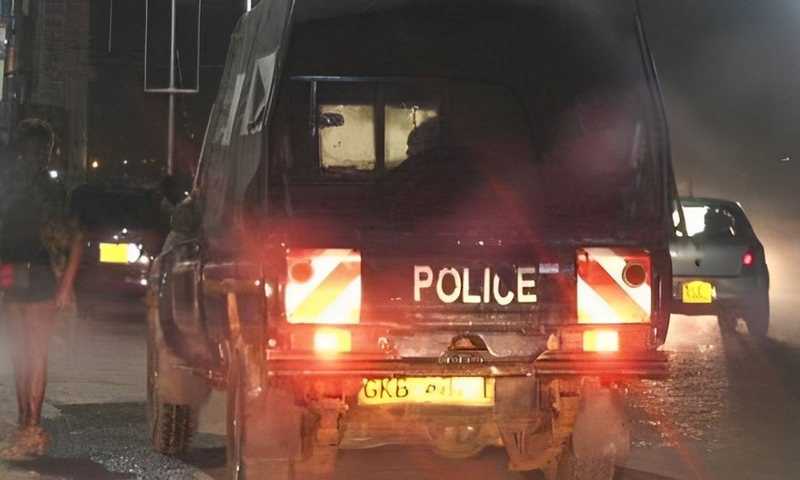 File image of police vehicle patrolling the streets
