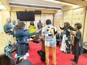 Isaac Mwaura's office being prayed for