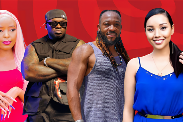 From left: Eve Mungai, Khaligraph Jones, Frankie and Tracy Wanjiru