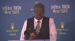 Kenya Power CEO & MD Joseph Sigor speaks during the launch of the Update Token Metre Yako campaign on June 12, 2024
