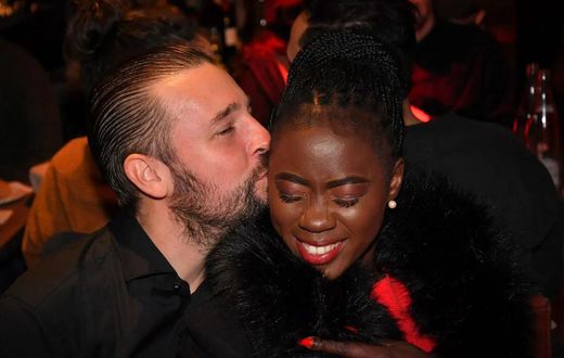Akothee and her boyfriend Omosh