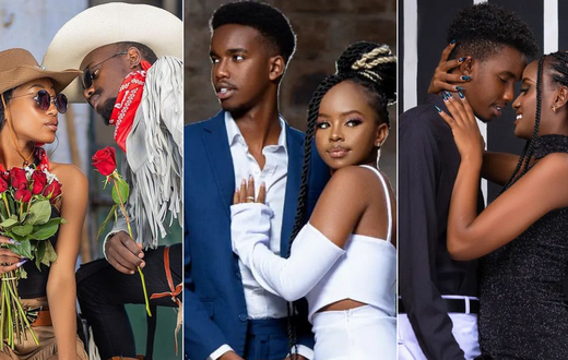 From left: Kayet Orwa & Colloblue, Klaus & Miss Njagi, Klaus & Nasieku