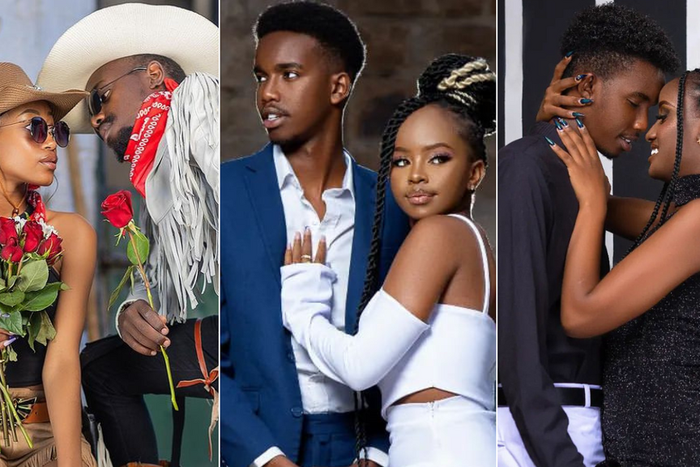 From left: Kayet Orwa & Colloblue, Klaus & Miss Njagi, Klaus & Nasieku