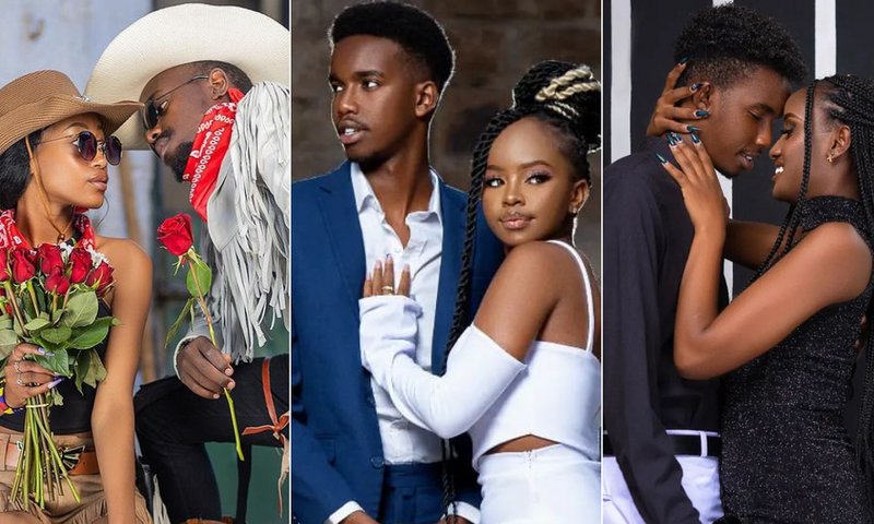 From left: Kayet Orwa & Colloblue, Klaus & Miss Njagi, Klaus & Nasieku